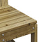 vidaXL - Tuinstoel - 50,5x55x77 - cm - geïmpregneerd - grenenhout