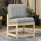 vidaXL - Tuinstoel - 50,5x55x77 - cm - massief - grenenhout