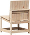 vidaXL - Tuinstoel - 50,5x55x77 - cm - massief - grenenhout