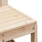 vidaXL - Tuinstoel - 50,5x55x77 - cm - massief - grenenhout