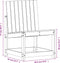 vidaXL - Tuinstoel - 50,5x55x77 - cm - massief - grenenhout
