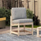 vidaXL - Tuinstoel - 50,5x55x77 - cm - massief - grenenhout