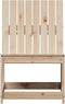 vidaXL - Tuinstoel - 50,5x55x77 - cm - massief - grenenhout