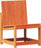 vidaXL - Tuinstoel - 50,5x55x77 - cm - massief - grenenhout - wasbruin