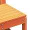vidaXL - Tuinstoel - 50,5x55x77 - cm - massief - grenenhout - wasbruin