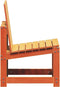 vidaXL - Tuinstoel - 50,5x55x77 - cm - massief - grenenhout - wasbruin