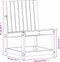 vidaXL - Tuinstoel - 50,5x55x77 - cm - massief - grenenhout - wasbruin