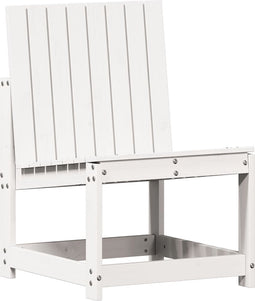 vidaXL - Tuinstoel - 50,5x55x77 - cm - massief - grenenhout - wit