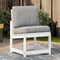 vidaXL - Tuinstoel - 50,5x55x77 - cm - massief - grenenhout - wit