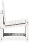 vidaXL - Tuinstoel - 50,5x55x77 - cm - massief - grenenhout - wit