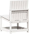 vidaXL - Tuinstoel - 50,5x55x77 - cm - massief - grenenhout - wit