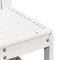vidaXL - Tuinstoel - 50,5x55x77 - cm - massief - grenenhout - wit