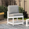 vidaXL - Tuinstoel - 50,5x55x77 - cm - massief - grenenhout - wit