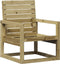 vidaXL - Tuinstoel - 57,5x63x76 - cm - geïmpregneerd - grenenhout