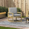 vidaXL - Tuinstoel - 57,5x63x76 - cm - geïmpregneerd - grenenhout