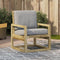 vidaXL - Tuinstoel - 57,5x63x76 - cm - geïmpregneerd - grenenhout