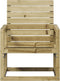 vidaXL - Tuinstoel - 57,5x63x76 - cm - geïmpregneerd - grenenhout