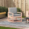 vidaXL - Tuinstoel - 57,5x63x76 - cm - massief - douglashout