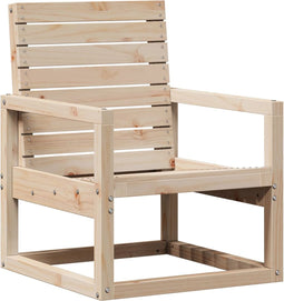 vidaXL - Tuinstoel - 57,5x63x76 - cm - massief - grenenhout