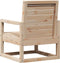 vidaXL - Tuinstoel - 57,5x63x76 - cm - massief - grenenhout