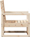 vidaXL - Tuinstoel - 57,5x63x76 - cm - massief - grenenhout