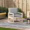 vidaXL - Tuinstoel - 57,5x63x76 - cm - massief - grenenhout