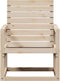 vidaXL - Tuinstoel - 57,5x63x76 - cm - massief - grenenhout