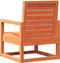vidaXL - Tuinstoel - 57,5x63x76 - cm - massief - grenenhout - wasbruin