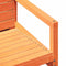 vidaXL - Tuinstoel - 57,5x63x76 - cm - massief - grenenhout - wasbruin