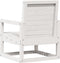 vidaXL - Tuinstoel - 57,5x63x76 - cm - massief - grenenhout - wit