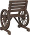 vidaXL - Tuinstoel - 58x58x78,5 - cm - massief - vurenhout