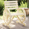 vidaXL - Tuinstoel - 58x58x78,5 - cm - massief - vurenhout