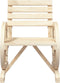 vidaXL - Tuinstoel - 58x58x78,5 - cm - massief - vurenhout