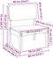 vidaXL - Tuinstoel - 60x52,5x72 - cm - massief - douglashout