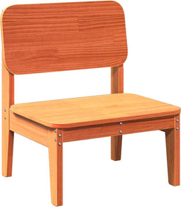 vidaXL - Tuinstoel - 60x52,5x72 - cm - massief - grenenhout - wasbruin