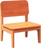 vidaXL - Tuinstoel - 60x52,5x72 - cm - massief - grenenhout - wasbruin