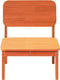 vidaXL - Tuinstoel - 60x52,5x72 - cm - massief - grenenhout - wasbruin