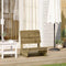 vidaXL - Tuinstoel - 60x64x70,5 - cm - geïmpregneerd - grenenhout