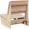 vidaXL - Tuinstoel - 60x64x70,5 - cm - massief - grenenhout