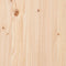 vidaXL - Tuinstoel - 60x64x70,5 - cm - massief - grenenhout