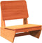 vidaXL - Tuinstoel - 60x64x70,5 - cm - massief - grenenhout - wasbruin
