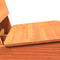 vidaXL - Tuinstoel - 60x64x70,5 - cm - massief - grenenhout - wasbruin