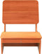 vidaXL - Tuinstoel - 60x64x70,5 - cm - massief - grenenhout - wasbruin