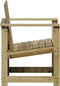 vidaXL - Tuinstoel - 62x56x77 - cm - geïmpregneerd - grenenhout
