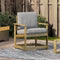 vidaXL - Tuinstoel - 62x56x77 - cm - geïmpregneerd - grenenhout