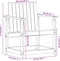 vidaXL - Tuinstoel - 62x56x77 - cm - geïmpregneerd - grenenhout