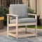 vidaXL - Tuinstoel - 62x56x77 - cm - massief - grenenhout