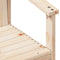 vidaXL - Tuinstoel - 62x56x77 - cm - massief - grenenhout