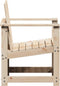 vidaXL - Tuinstoel - 62x56x77 - cm - massief - grenenhout
