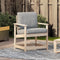 vidaXL - Tuinstoel - 62x56x77 - cm - massief - grenenhout